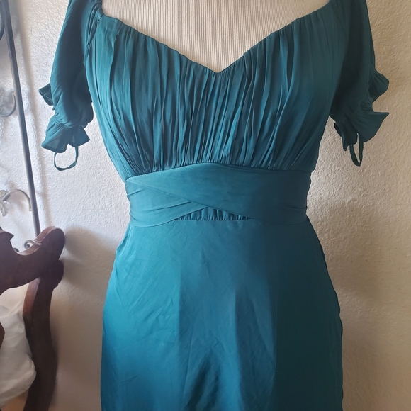 Petal & Pup Green Midi Dress - Picture 4 of 14